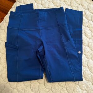 lululemon athletica Blue Leggings